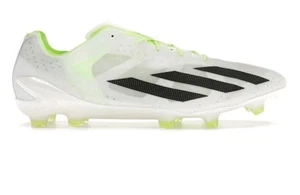 Adidas X Crazyfast + FG Men Sz 6.5/Women Sz 7.5 White Black Lemon GY7377 Soccer - Picture 1 of 11