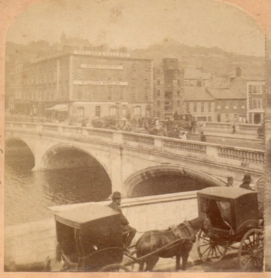 Мост Святого Патрика, Пробка, Ирландия.  Underwood стереоизображение - Изображение 1 из 2