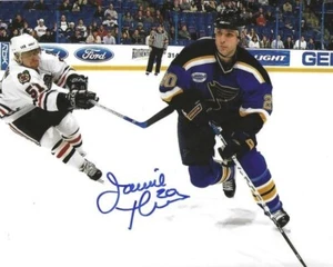 Signed 8x10 JAMIE RIVERS  St. Louis Blues Autographed Photo - w/ COA - Picture 1 of 1