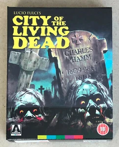CITY OF THE LIVING DEAD * OOP LIMITED ED BLU-RAY * BN&M! * LUCIO FULCI * ARROW - Foto 1 di 7