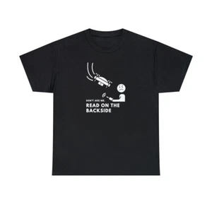 Drone Pilot's Guide Tee: Answering People's Dumb Questions | Black Cotton Unisex - Picture 1 of 7
