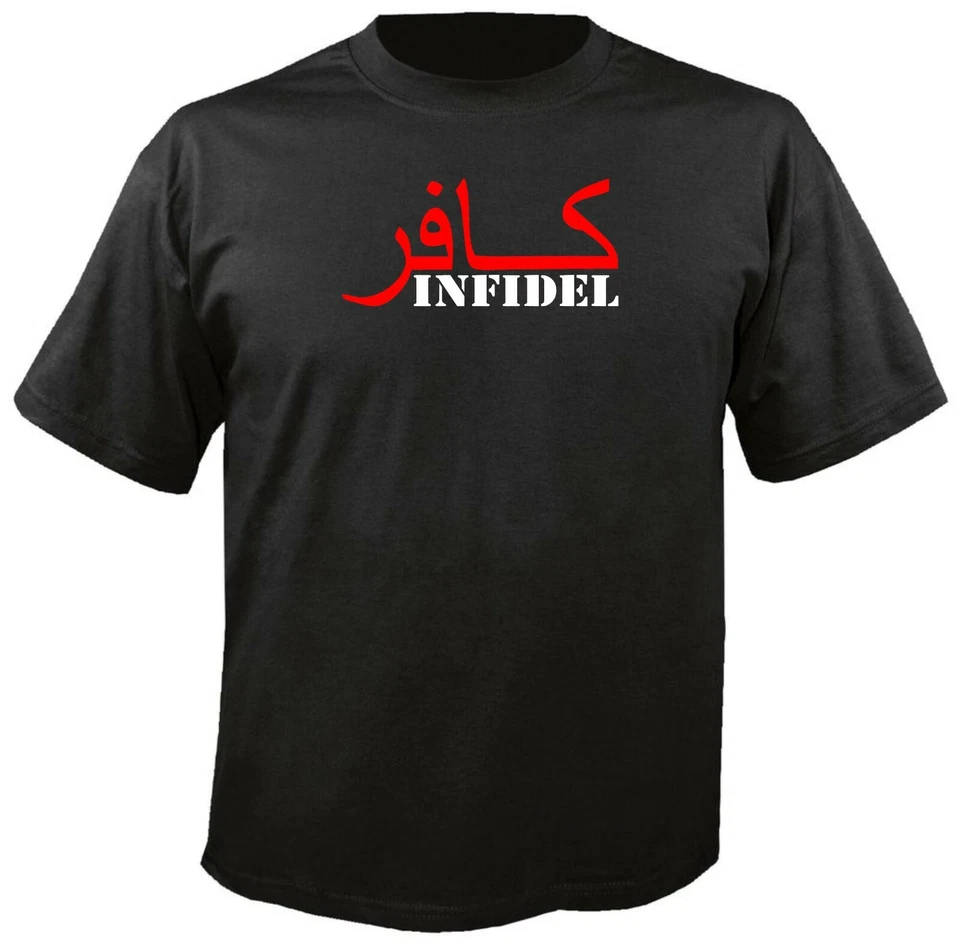 CAMISETA INFIDEL EJÉRCITO MARINES MARINA USMC FUERZA AÉREA AMÉRICA EE. UU. Americana Foto 1 de 1