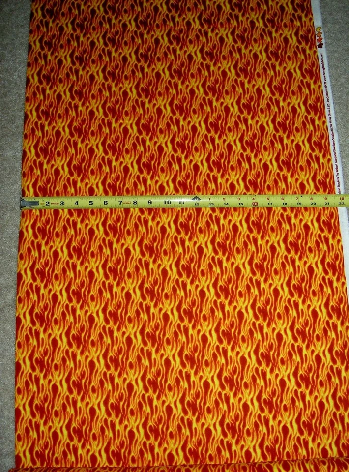 Camioneta pickup American Truckers 4 ruedas motrices llamas naranja 9479-85 tela  Foto 1 de 1