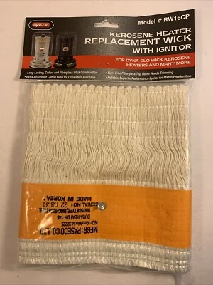 Dyna-Glo Kerosene Heater RW16CP Replacement Wick w/ Ignitor New Sealed - Image 1 of 4