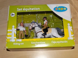 PAPO Riding Set 50080 caja de regalo montar a caballo sin usar en embalaje original - Imagen 1 de 2