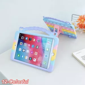10.2" Case Cover For iPad 7/ 8th 9th Generation Kids Cute Silicone Cartoon Stand - Picture 1 of 64