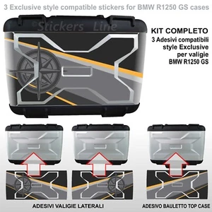 3 Stickers for Suitcases Vario BMW R1250 GS Exclusive Pink Dei Twenty K50 From - Picture 1 of 2