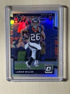 2017 Donruss Optic Holo - LAMAR MILLER #3 silver prizm - HOUSTON TEXANS 🏈 - Picture 1 of 2