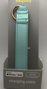 heyday™ Wrist Strap with 8" iPad, iPhone to USB-A Charging Cable Teal - Picture 1 of 3