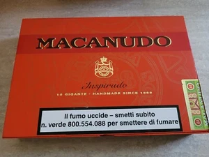 Scatola Sigari Vuota MACANUDO INSPIRADO - Foto 1 di 2