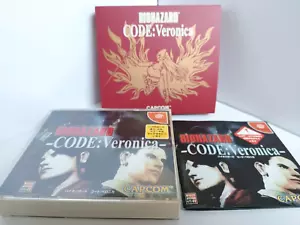 Biohazard/Resident Evil Code: Veronica w/Red Case Sega Dreamcast DC CAPCOM JP - Picture 1 of 10