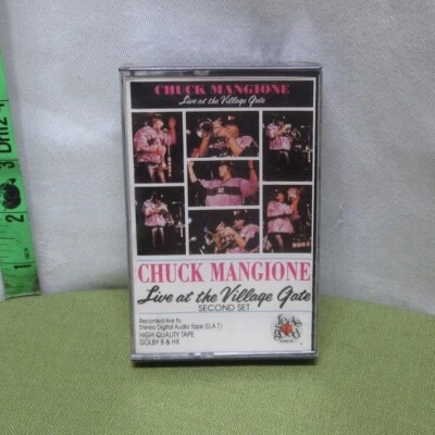 CHUCK MANGIONE cassette tape Live at the Village Gate NWT jazz Second Set 1989 - Image 1 of 2