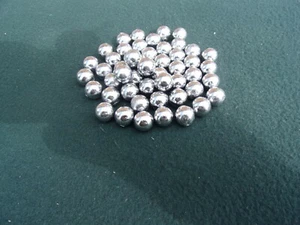 50 14.3 mm approx round lead balls catapult slingshot ammo - Picture 1 of 2