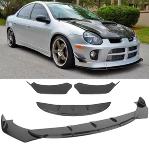 Front Bumper Chin Lip Spoiler Splitter Body Kit For Dodge Neon SRT4 2000-2020 - Picture 1 of 14