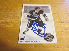 Pat Conacher Autographed Signed 1992-93 OPC Premier #49 Card NHL Hockey Kings