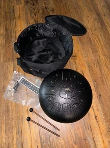 13 Notes 12 inches Steel Tongue Drum - Tuned Percussion Instrument -Handpan D... - Picture 1 of 3