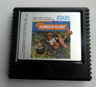 Atari 5200 Jungle Hunt Tested & Working 1983 VTG Excellent Condition - Image 1 of 4