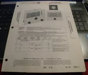 RECEPTOR/UNIDAD DE INTERCOMUNICACIONES MASCO AM (SAMS PHOTOFACT 339-5) - Imagen 1 de 2