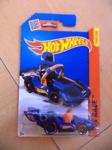 new sealed LET'S GO hw race HOT WHEELS toy car BLUE track stars CFK73-07B3 - Picture 1 of 3
