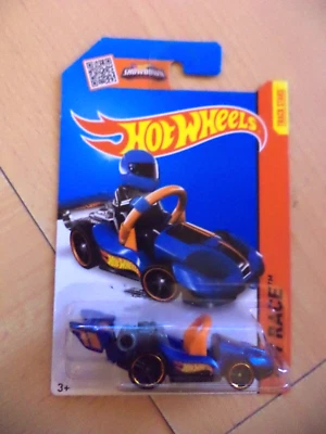 new sealed LET'S GO hw race HOT WHEELS toy car BLUE track stars CFK73-07B3 - Image 1 of 3