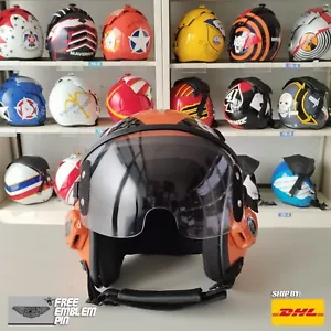 CASCO STRIKE FIGHTER SQUADRON JOLLY ROGERS VOLO HGU-55 MOVIEPROP PILOTA V1+PIN - Foto 1 di 23