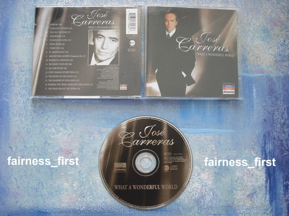 CD JOSÉ CARRERAS WHAT A WONDERFUL WORLD 1997 TOP AMWAY KLASSIK KLASSISCHE MUSIK - Bild 1 von 1