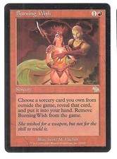 BURNING WISH, JUDGEMENT NM, MAGIC: THE GATHERING, MTG FREE U.S. SHIPPING