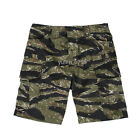 Hunting Army Combat Shorts Military Uniform Tactical Short Trousers Green Tiger
