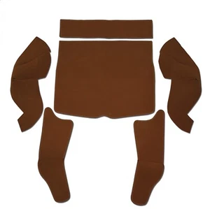 Juego de alfombras de área de carga (hoja de otoño) - alta calidad (trajes MG MGB GT) - Imagen 1 de 2