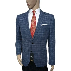 BNWT Hugo Boss Newline 2022 H-Huge Mens Slim Fit 2 Piece Suit 40R W34 L32 RP£545 - Picture 1 of 12