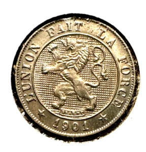Bélgica 1901 5 céntimos KM 44 BU - Imagen 1 de 2