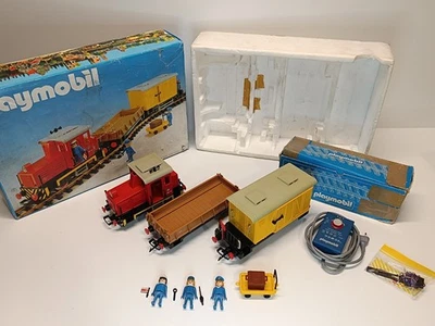 Playmobil 4025 Starter Set Diesel Locomotive Railway LGB Transformer Tracks in Original Box 2 - Image 1 of 4