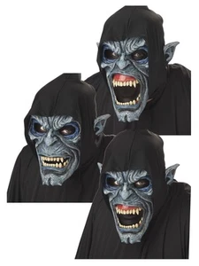 Night Stalker Monster Deluxe Horror Halloween Men Costume Ani-Motion Mask - Picture 1 of 1