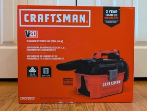 Craftsman V20 Cordless Vacuum Cleaner Shop Vac Wet/Dry 2 Gallon Tool Only - Picture 1 of 3