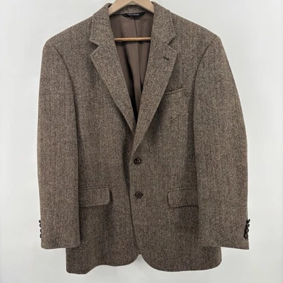 JOS A BANK Harris Tweed Jacket Men’s 40R Scotland 100% Wool Sportcoat Blazer VTG - Image 1 of 4