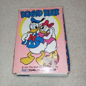 Donald Duck with box / Famicom game