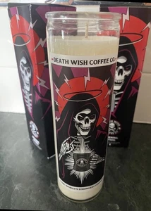 New DEATH WISH COFFEE Candle MORNING RITUAL Candle New In Box - Picture 1 of 6