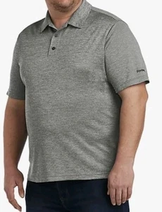 Reebox DXL Big and Tall 3XLT Speedwick Performance Golf Polo Grey Heather - Picture 1 of 7