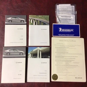 2008 LEXUS ES350 OWNERS MANUAL REF MAINT GUIDE ALL MODELS - Bild 1 von 7