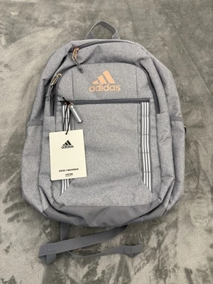 Adidas Backpack Excel 7 Laptop Sleeve Sport Bag Gray Twill - Image 1 of 4