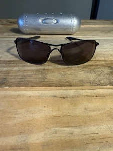 Oakley Crosshair 2.0 Matte Black/Grey Sunglasses OO4044-04 Aviator 64-15 - Picture 1 of 11