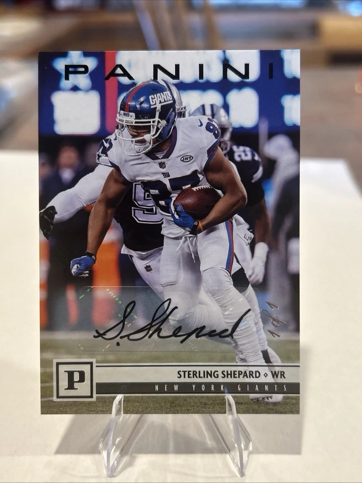 2018 Panini - Sterling Shepard autógrafo 1/1 #213 Foto 1 de 4