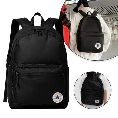 CONVERSE Go Rucksack Black All Star Chuck Taylor student backpack Travel Bag NL7