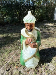 Vintage grüne Wiseman Blasform - Bild 1 von 6