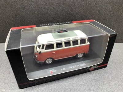 VW VOLKSWAGEN BUS T1 SAMBA DIE CAST MODEL 1/43 BY HIGH SPEED HF43KFB12S - Image 1 of 2