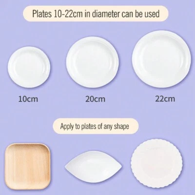 100pcs Food Grade Disposable Plastic Wrap PE Fresh-Keeping Film Cover... - Image 1 of 4