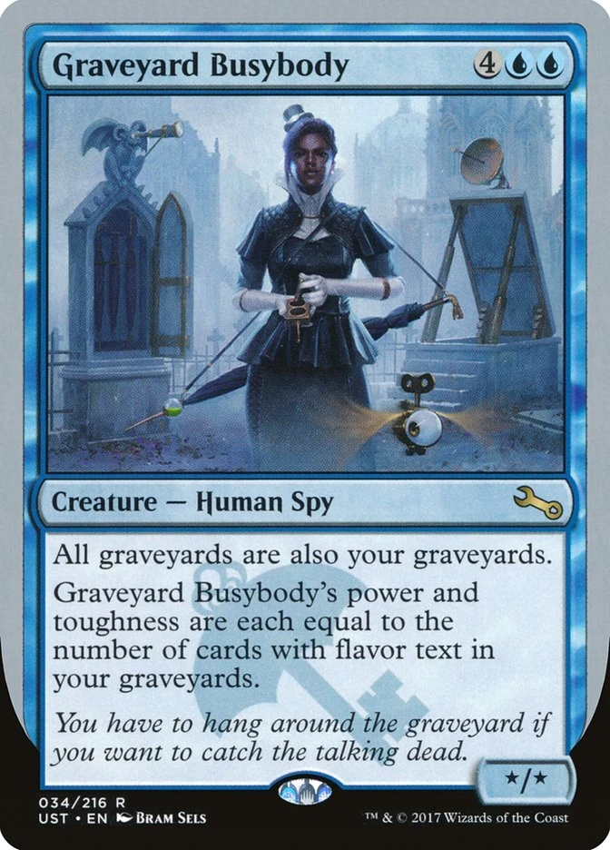 Graveyard Busybody (UST 34) Near Mint - MTG single - Image 1 of 1