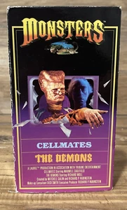 Monsters VHS Cellmates & The Demons Vintage Horror Movie - Picture 1 of 8