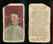 1909 Philadelphia Caramel E95 Ed Reulbach ~~ PR (MK) condition
