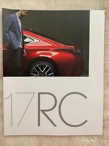 Nuevo 2017 Lexus RC350/RC300 / RC Turbo Originales Catálogo Catalog - 42 Pgs - Imagen 1 de 3